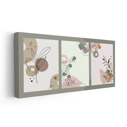 Boho Leaves Wall Art Canvas-Stunning Canvas Prints