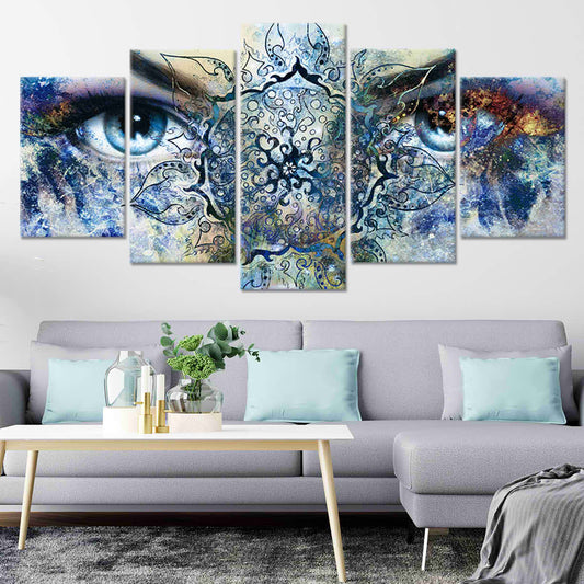 Mandala Abstract Art Print Canvas-Stunning Canvas Prints