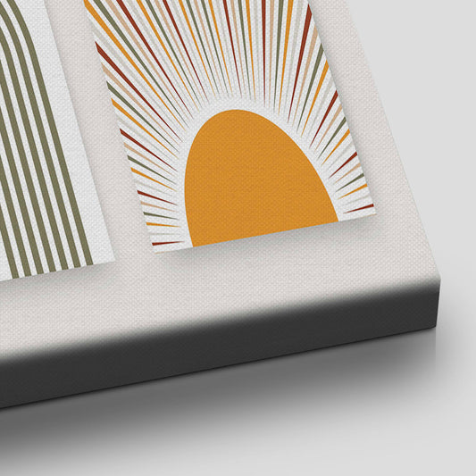 Sun And Moon Abstract Wall Art-Stunning Canvas Prints