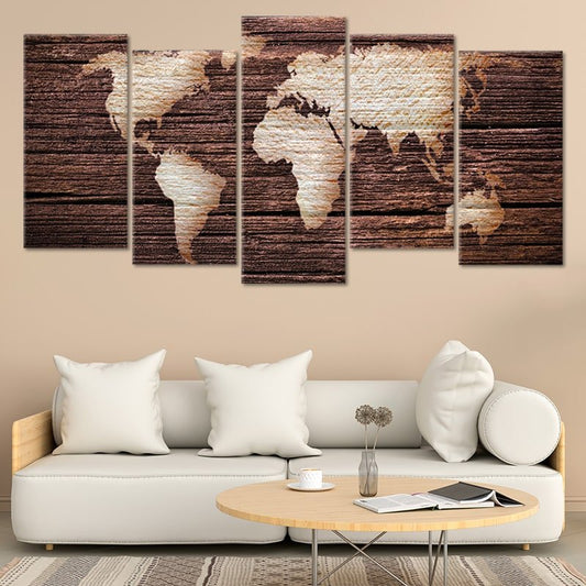 Wood Texture World Wall Art Canvas Print-Stunning Canvas Prints
