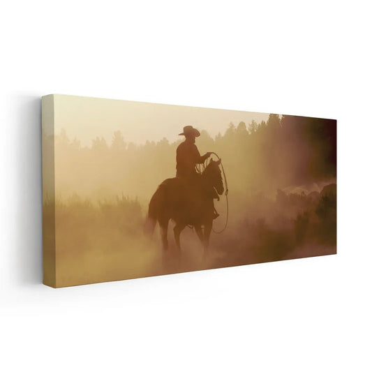 Western Cowboy Wall Art Canvas Print-Stunning Canvas Prints