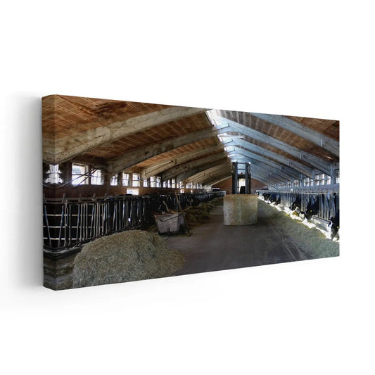 Cattle Barn Wall Art Canvas Print-Stunning Canvas Prints