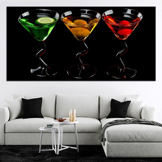 Martini Cocktails Wall Art Canvas Print-Stunning Canvas Prints