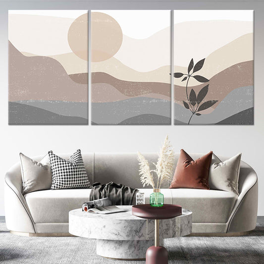boho 3 piece wall art -Stunning Canvas Prints