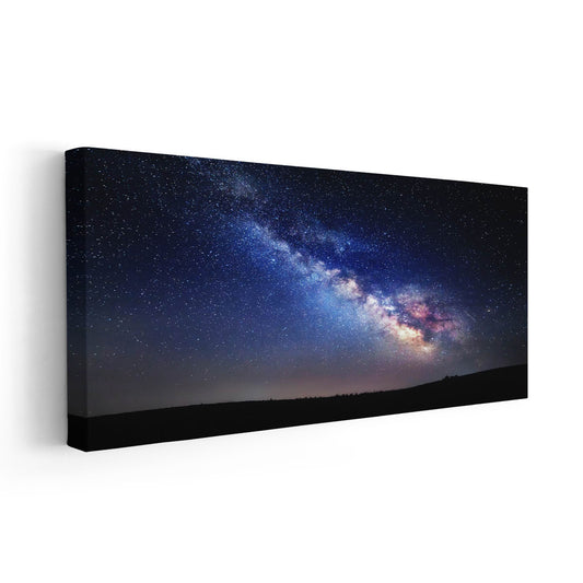 Colorful Milky Way Canvas Wall Art