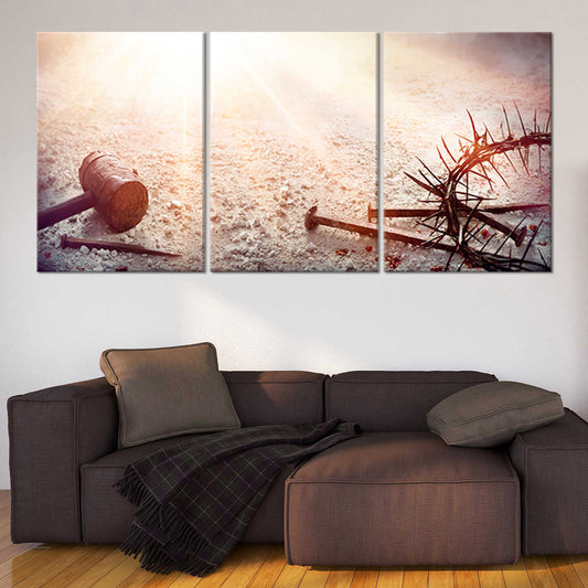 Jesus Christ canvas art, framed religious artwork, Christian wall art canvas, Passion of Christ painting, Christian artwork on canvas.