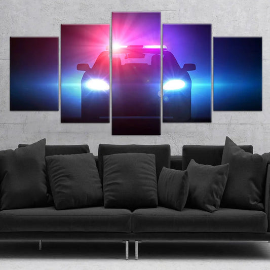 Law Enforcement Police Car Wall Art Canvas Print-Stunning Canvas Prints