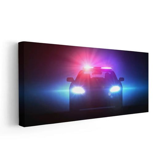 Law Enforcement Police Car Wall Art Canvas Print-Stunning Canvas Prints