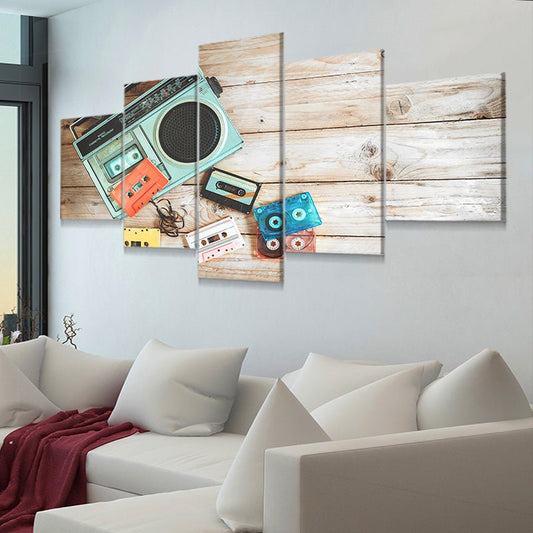 Vintage Boombox Wall Art Canvas Print-Stunning Canvas Prints