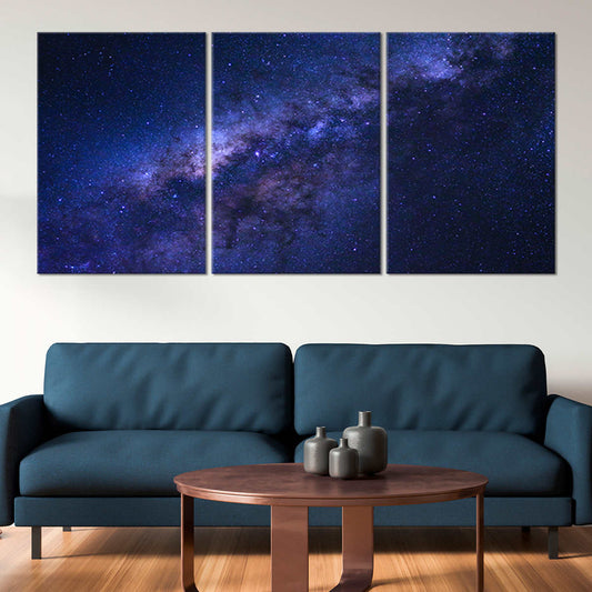 Milky Way Wall Art Canvas Print