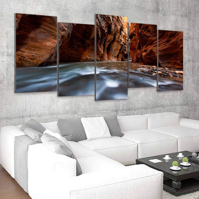 The narrows trail Multi Panel Canvas Wall Art 1 piece
