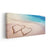 Two Hearts On The Sand Wall Art-Stunning Canvas Prints