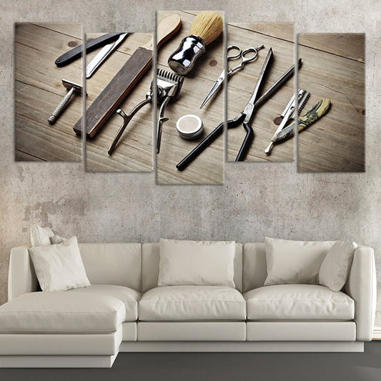 Hair And Grooming Essentials Wall Art Canvas Print-Stunning Canvas Prints