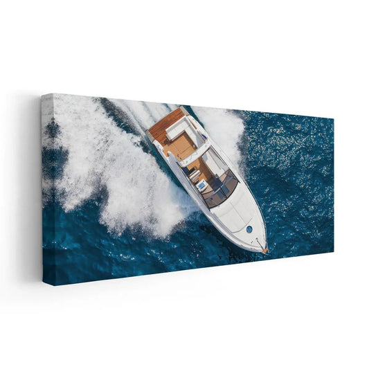 Cruising Yacht Wall Art Canvas Print-Stunning Canvas Prints