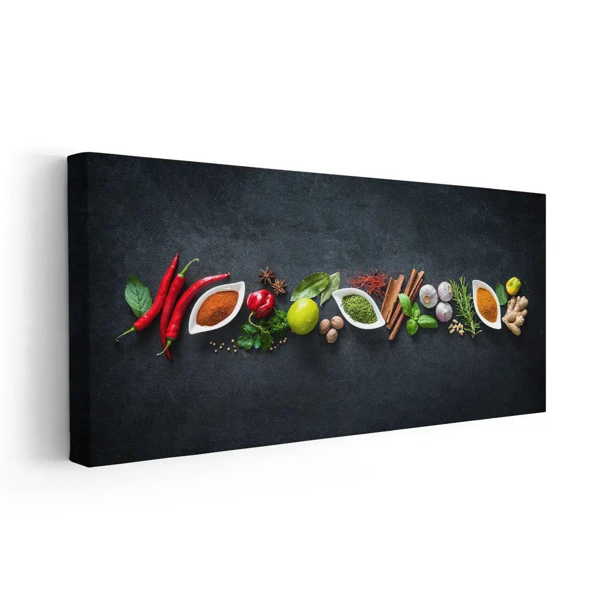 Herbs And Spices Kitchen Wall Art-Stunning Canvas Prints