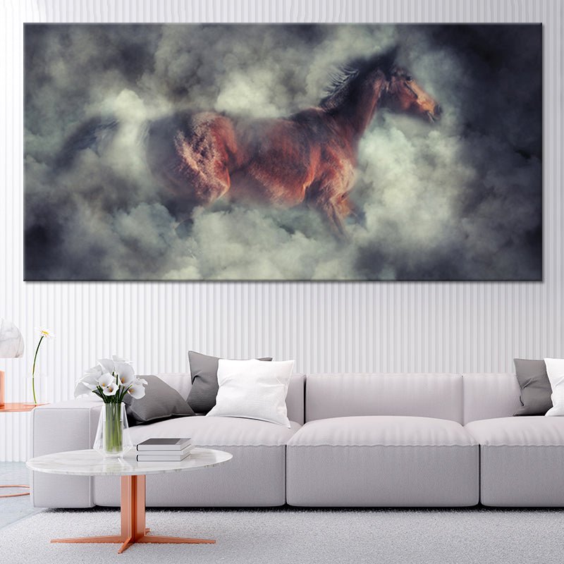 Brown Horse Multi Panel Canvas Wall Art