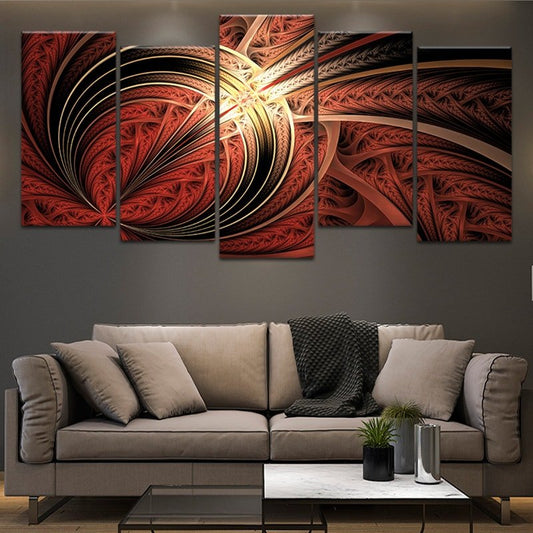 Deep Fractal Abstract Wall Art-Stunning Canvas Prints
