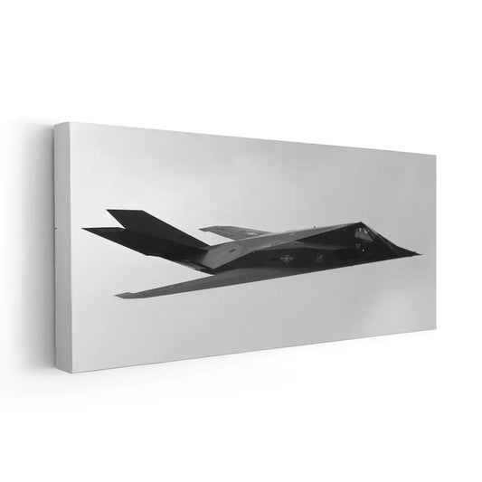 F-117 Stealth Fighter Jet Wall Art Canvas Print-Stunning Canvas Prints