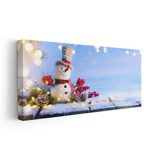 Snowman Decoration Wall Art-Stunning Canvas Prints