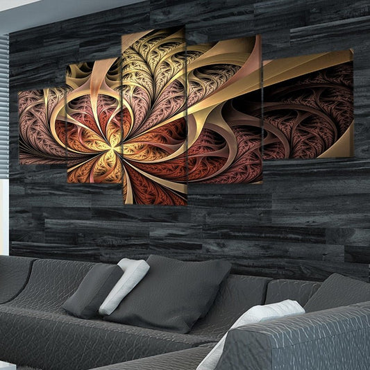 Abstract Fractal Flower Wall Art Canvas Print-Stunning Canvas Prints