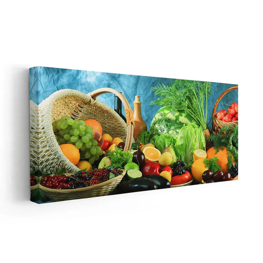 Fruits And Vegatables Rainbow Wall Art-Stunning Canvas Prints