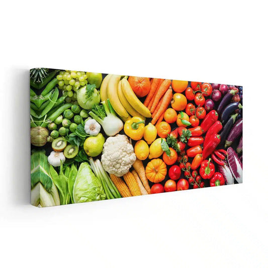 Fresh Fruits And Veggies Wall Art-Stunning Canvas Prints