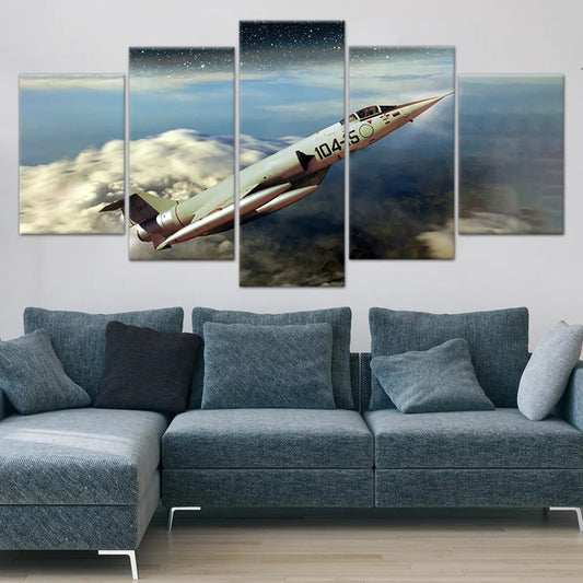 Lockheed F 104 Starfighter Wall Art-Stunning Canvas Prints