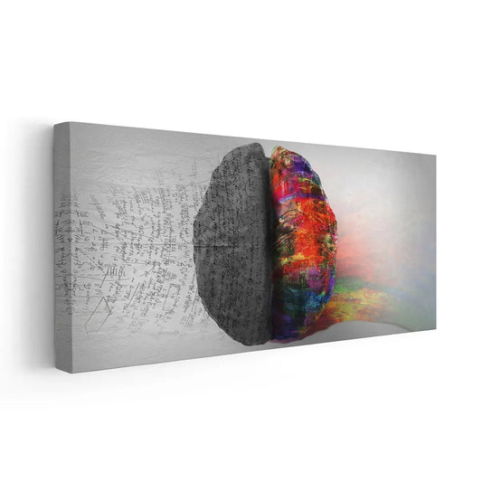 Human Brain Abstract Wall Art Canvas Print-Stunning Canvas Prints