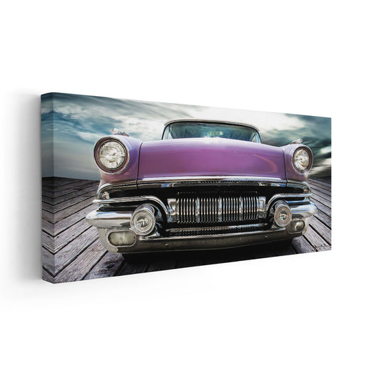 Pontiac Chieftain Vintage Car Wall Art Canvas Print-Stunning Canvas Prints