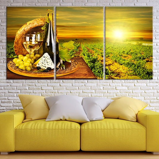 Perfect Wine Pairing Wall Art Canvas Print-Stunning Canvas Prints