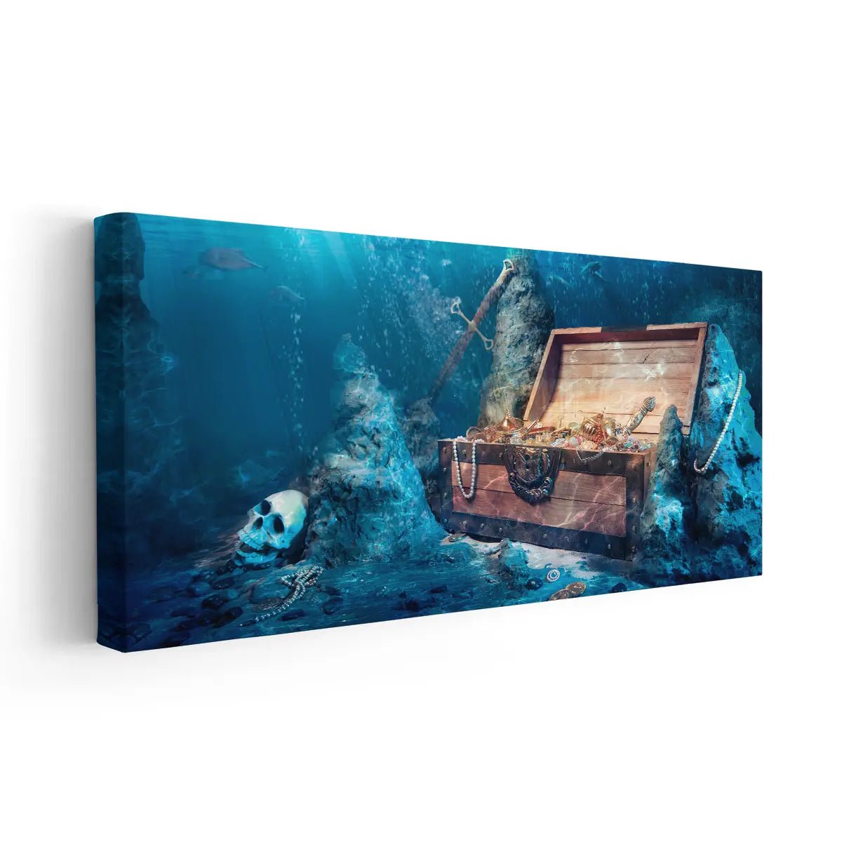 Open Treasure Underwater Wall Art-Stunning Canvas Prints
