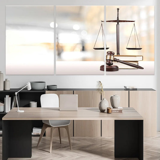 Modern Wall Art Artwork For Law Office-Stunning Canvas Prints