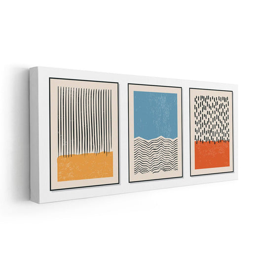 Abstract Primitive Shapes Wall Art-Stunning Canvas Prints