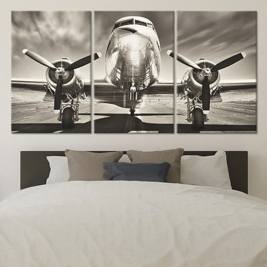 Vintage Airplane Wall Art, vintage aircraft artwork, aircraft wall art, aviation artwork