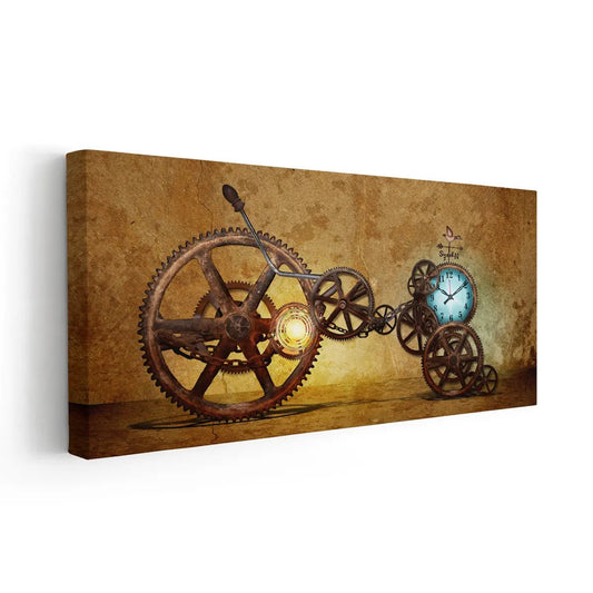 steampunk Gear Wall Art Canvas Print-Stunning Canvas Prints