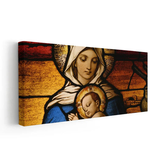 Jesus and Mary Magdalene painting, Christian artwork on canvas, framed Christian artwork, religious canvas wall art, Christian prints and posters.