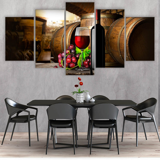 Rustic Wine Cellar Wall Art Canvas Print-Stunning Canvas Prints