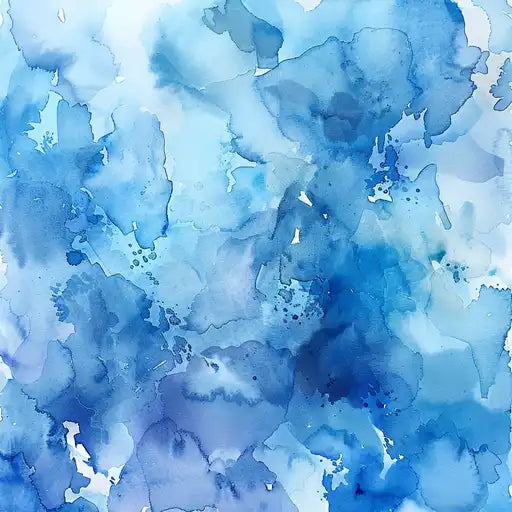 Blue Wall Art Paintings Artwork Framed Canvas Prints