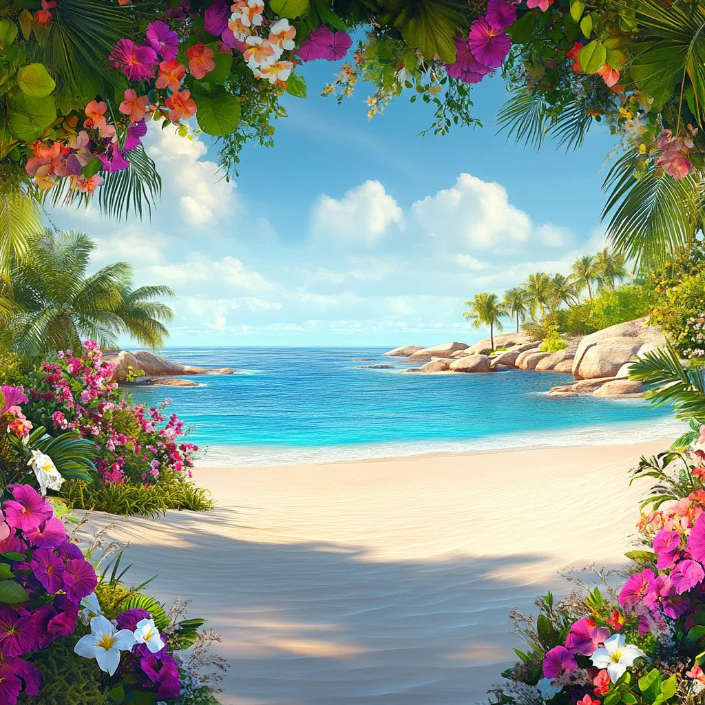 Tropical Beach Wall Art