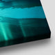 Large Northern Lights Canvas Print, Stretched Scandinavian Art Print
