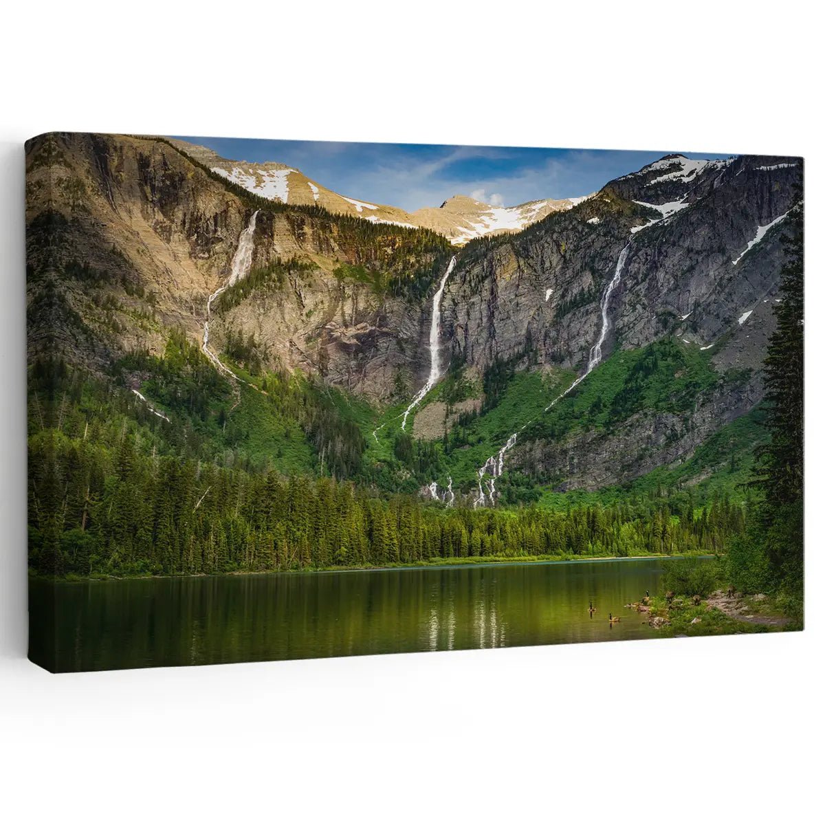 Avalanche Lake Wall Art Canvas