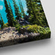 Large Turquoise Lake Canvas, Mountain Landscape Wall Art