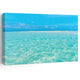 Large coastal canvas wall art featuring a serene beach scene.