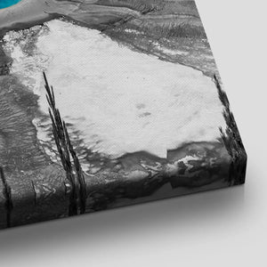 Artic Snowy Mountains Wall Art Canvas
