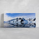 Artic Snowy Mountains Wall Art Canvas