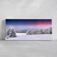 Snowy Pine Forest Wall Art Canvas