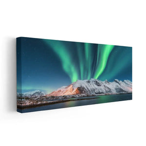 Aurora Northern Lights Wall Art Canvas