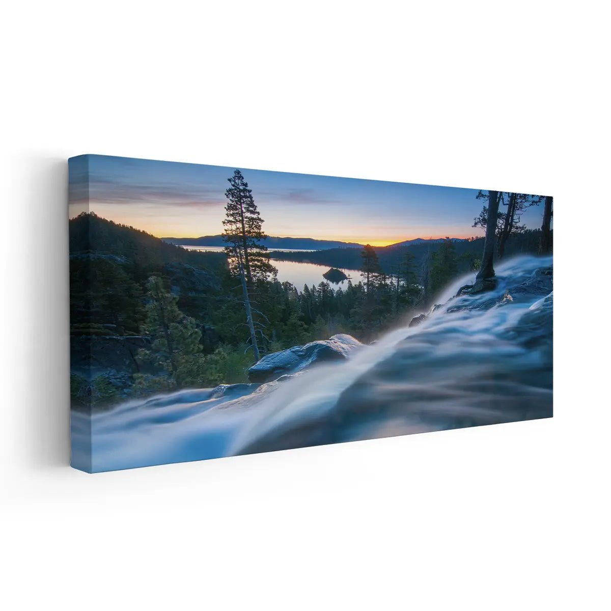 Eagle Waterfall Lake Tahoe Wall Art Canvas