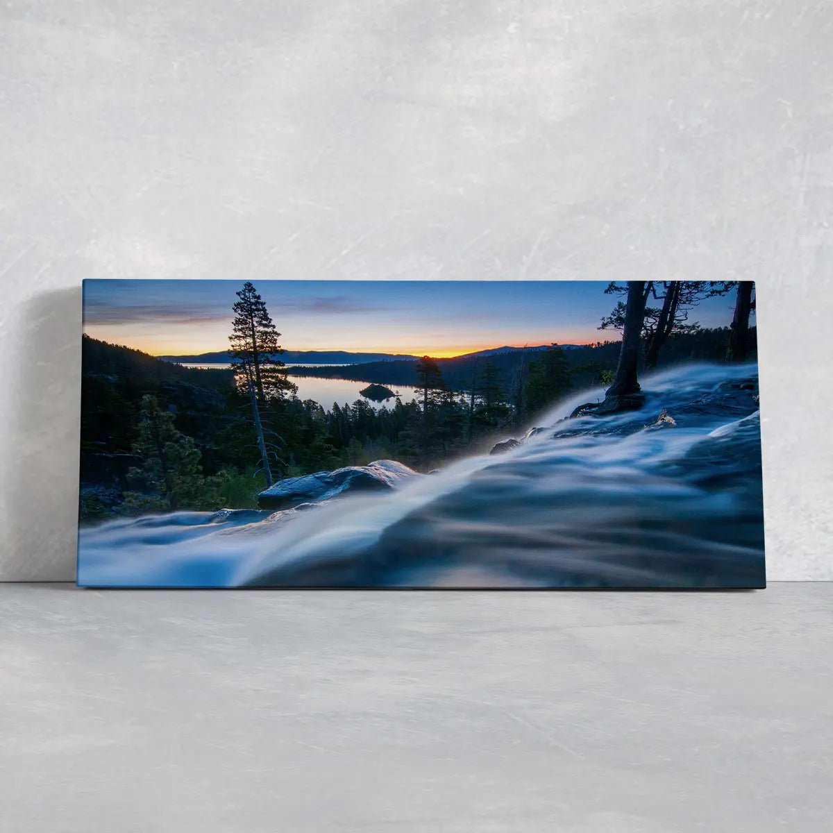 Eagle Waterfall Lake Tahoe Wall Art Canvas