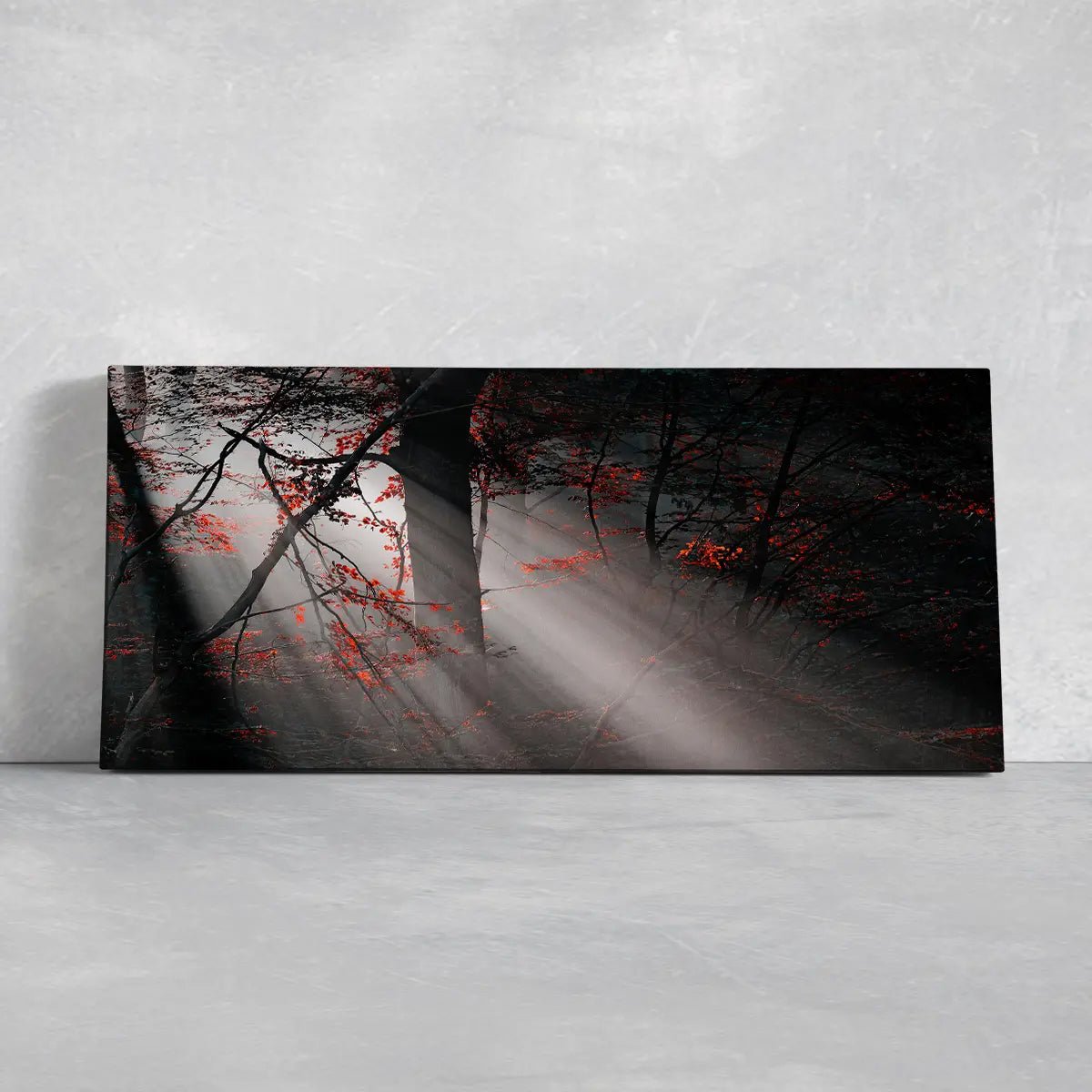 Misty Forest Wall Art Canvas